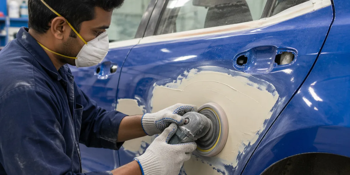 automotive putty resin and the use of the resin