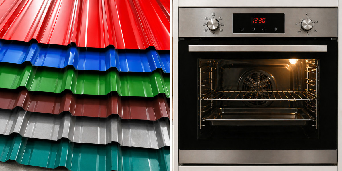 Discover the use of Coil coating resins in roofing sheets and different house appliances.