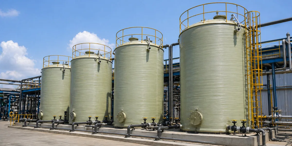 Filament winding resin and their use in industrial chemical tank