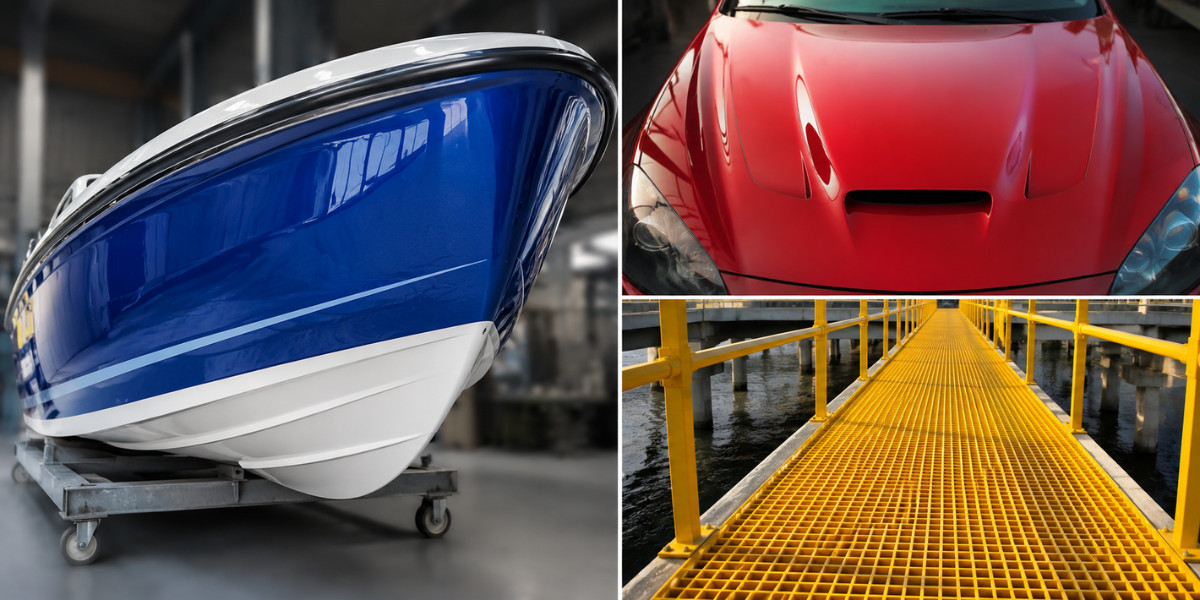 composite resins applications in different sectors.