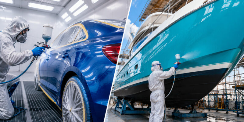 Acrylic resins in use for marine coating and automotive coatings