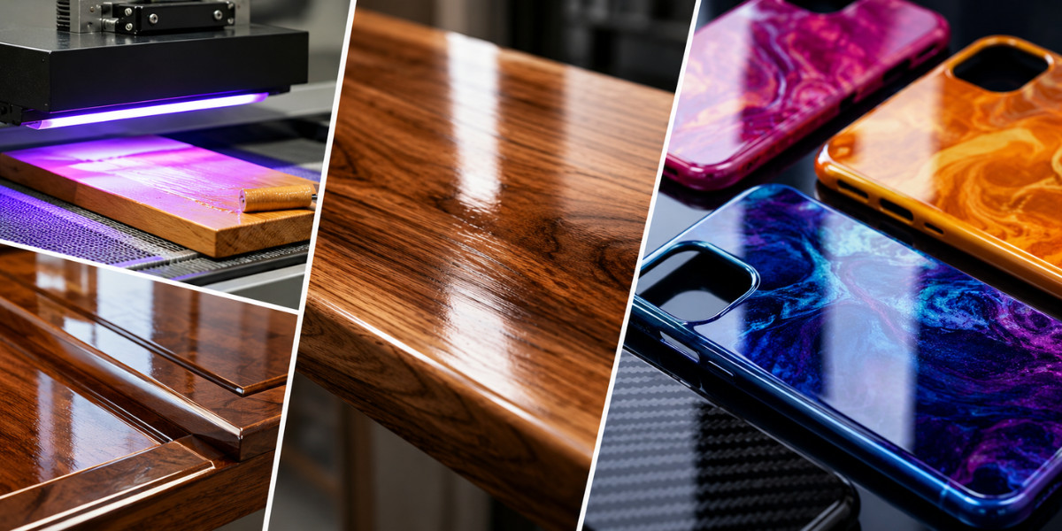 Uv curable coatings in use. Discover the benefits of using this resin.