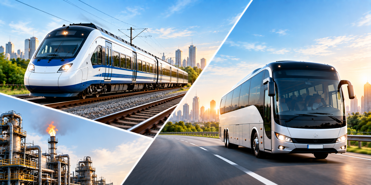 Discover the use of Fire retardant resin in mass transport system