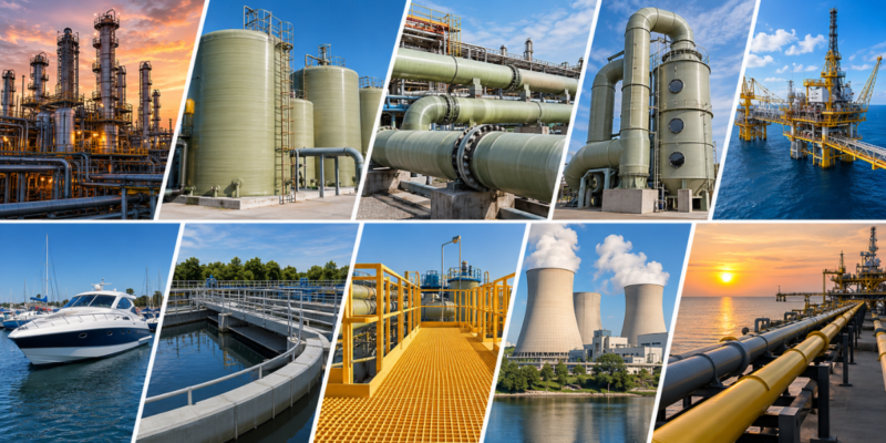 Discover the use of Vinyl Ester Resin in making FRP products